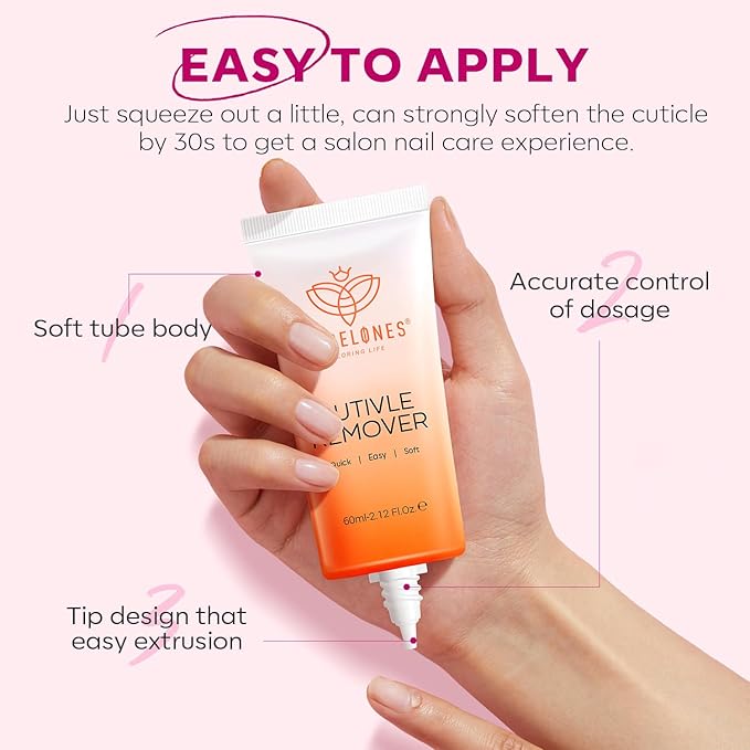 Modelones Cuticle Remover Kit Cuticle Remover Liquid & Cuticle Oil Cuticle Care - Image 4