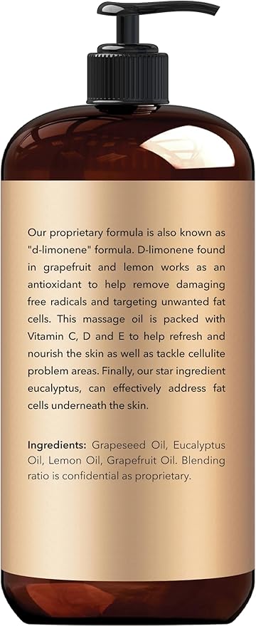 New York Biology Anti Cellulite Massage Oil 8 Fl. oz – Made - Image 2