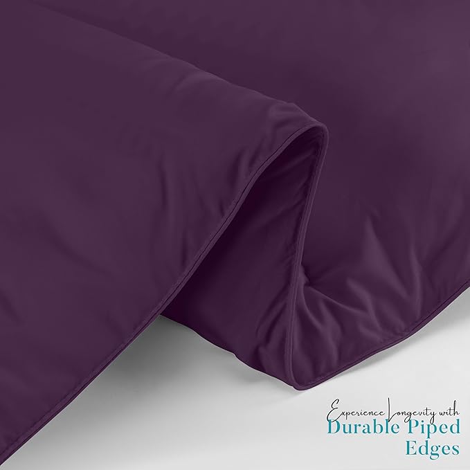 Utopia Bedding King Comforter Duvet Insert, Quilted Plum Comforter - Image 7