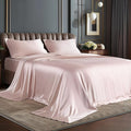BEDELITE Satin Sheets Twin XL Size Bed Set, Luxury Soft Pink Silky Sheets by BEDELITE