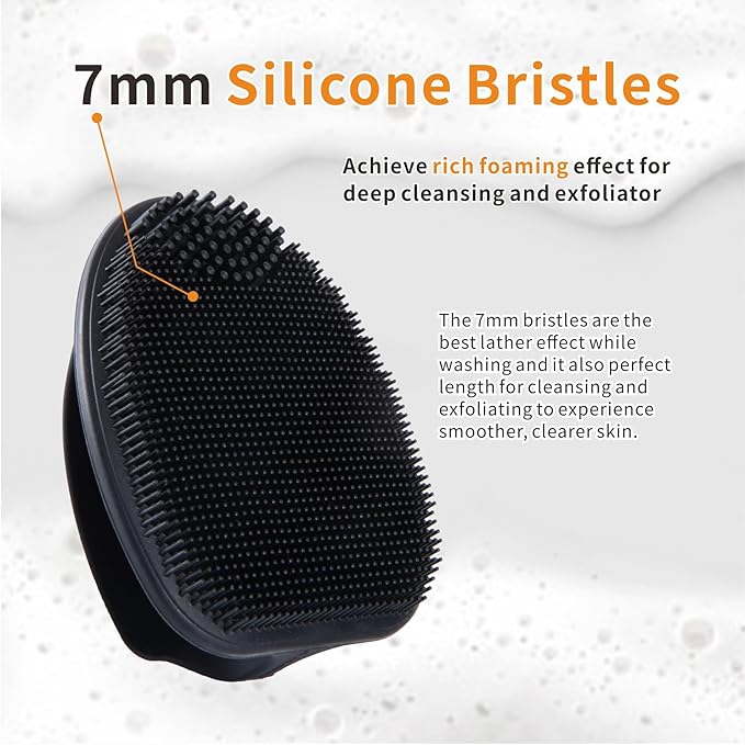 Soft Silicone Face Scrubber, Facial Cleansing Brush, Face Washing Bruhs - Image 4
