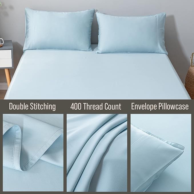 Bella Coterie | Luxury Bamboo Viscose King Size Pillowcase Set | 100% - Image 3