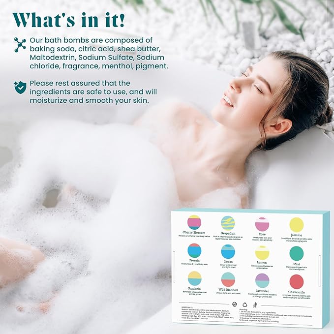 ZenBombs Bath Bombs for Women, Stocking Stuffers, Bath Bomb - Image 5