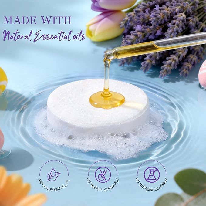 8 Pcs Shower Steamers Aromatherapy: Birthday Gifts - Image 5