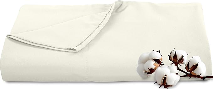Royale Linens 300 Thread Count 100% Long Staple Combed Cotton Flat Sheet by ROYALELINENS