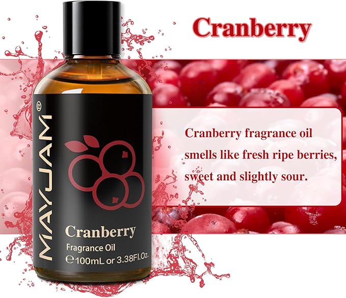 MAYJAM 100ML/3.38FL.OZ Cranberry Fragrance Oils - Image 4