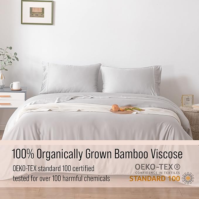 Bella Coterie | Luxury Bamboo Viscose King Size Pillowcase Set | 100% - Image 4