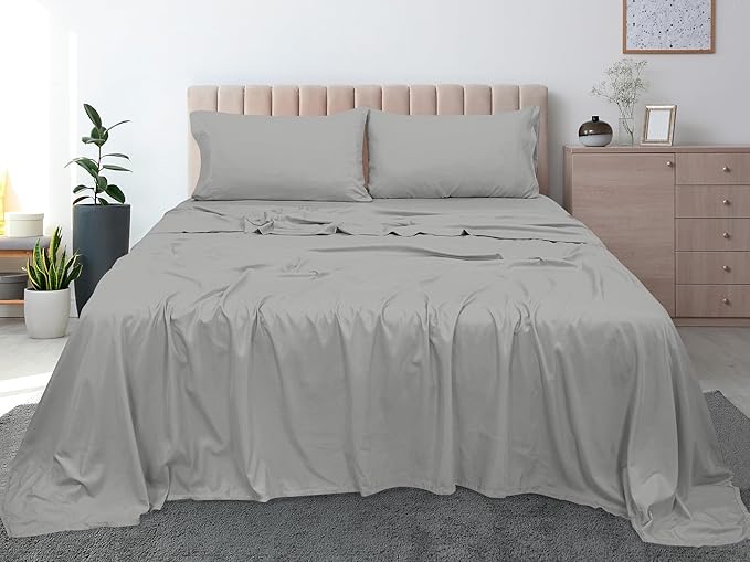 Royale Linens 300 Thread Count 100% Long Staple Combed Cotton Flat Sheet - Image 9