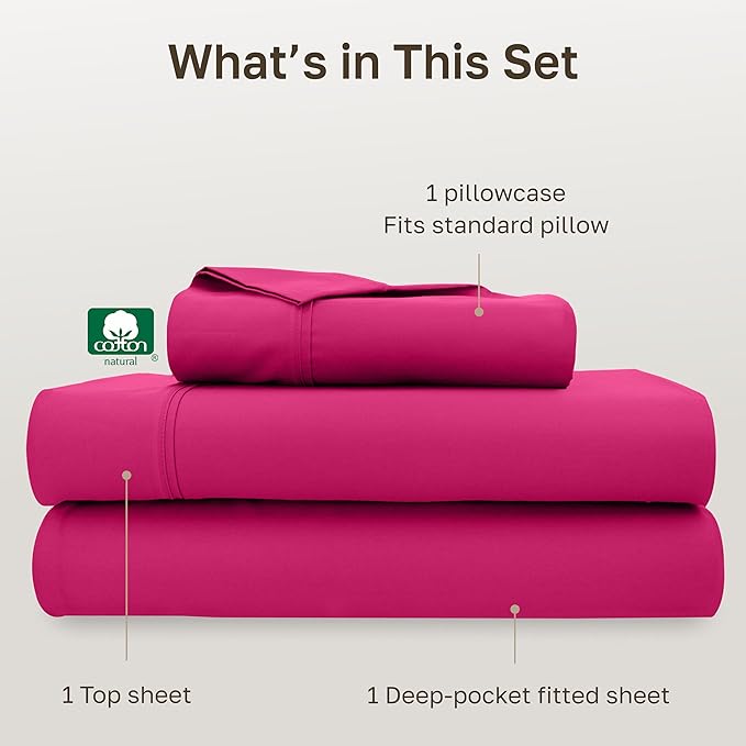 California Design Den Soft Twin XL 100% Cotton Sheet Sets, 400 Thread Count - Image 4