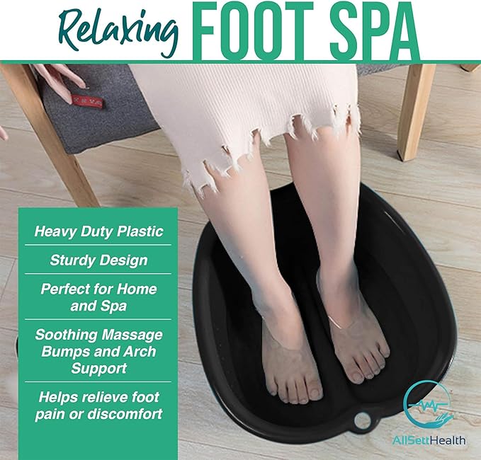AllSett Health Foot Soaking Bath Basin – Large Size - Image 4