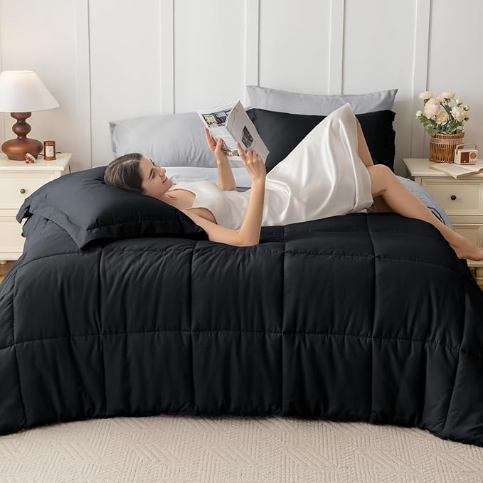 JOLLYVOGUE Full Comforter Set, Ultra-Soft Bed in a Bag Full Size 7 Pieces - Image 6
