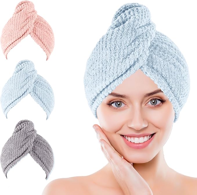 Microfiber Hair Towel for Women: Ideal Christmas Stocking Stuffer for Women by Unknown
