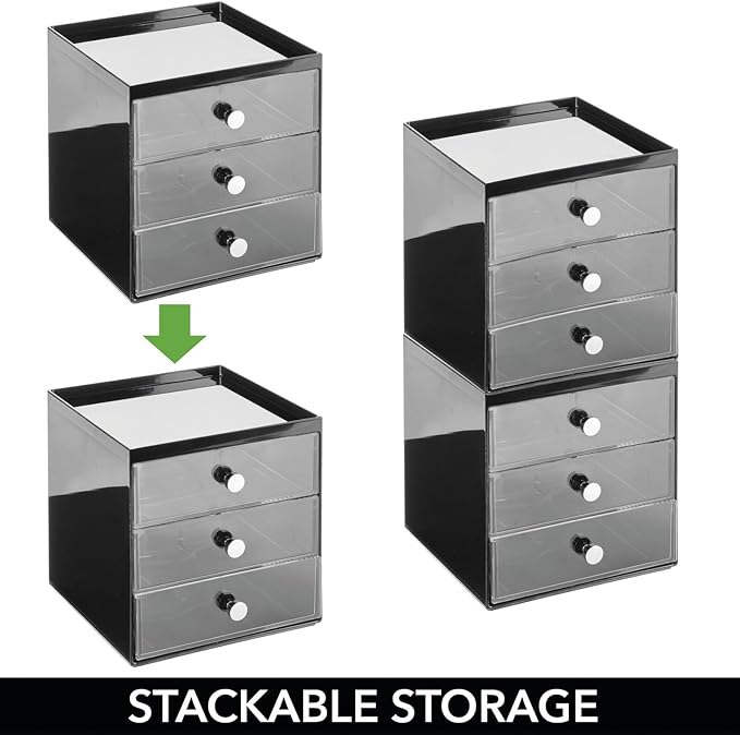 mDesign Makeup Organizer Storage Station Cube - Image 5