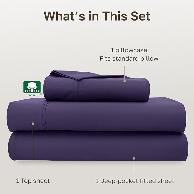 California Design Den Soft Twin XL 100% Cotton Sheet Sets, 400 Thread Count - Image 4