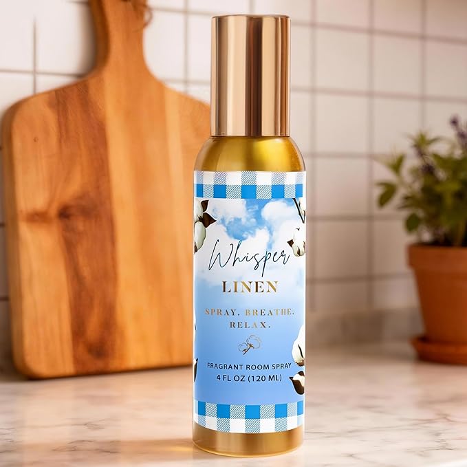 Room Spray, Whisper Linen, 4 fl oz, Air Freshener - Image 3