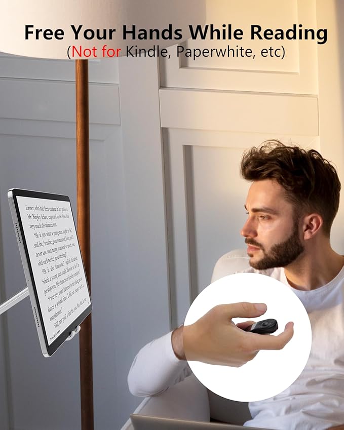 Air Mouse for PC/iOS/Android with Touchpad Rechargeable Wireless Presentation for PPT Pointer Bluetooth 2.4G Remote Control for PowerPoint/Keynote/Tiktok/Camera/Kindle App (Black)