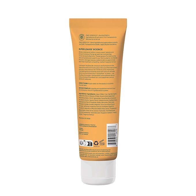 ATTITUDE Body Lotion, EWG Verified, Vegan & Cruelty-Free, Hydrating Moisturizer - Image 7