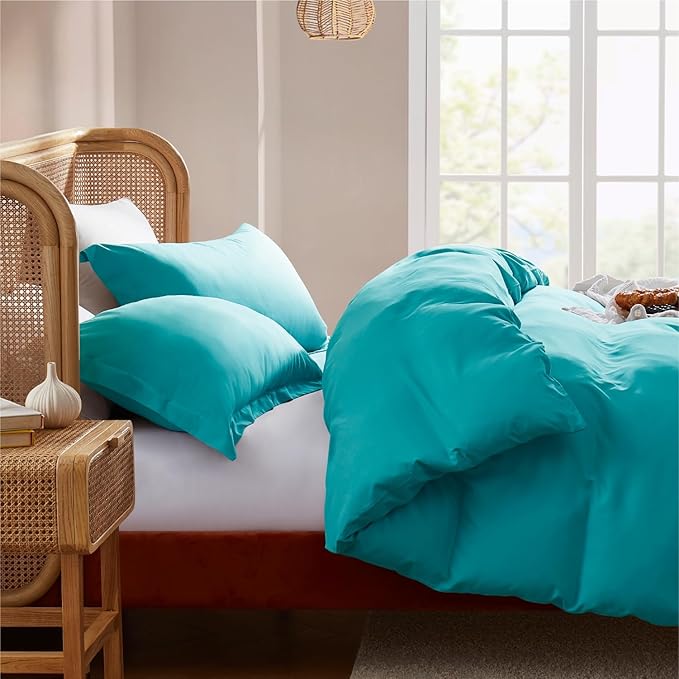 Nestl Teal Duvet Cover King Size - Image 7