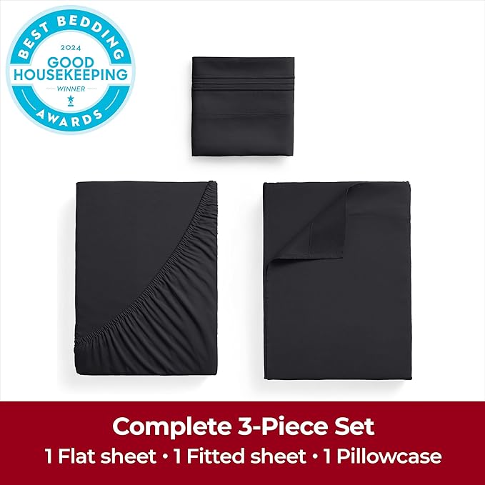 Mellanni Extra Deep Twin Sheets - Image 4