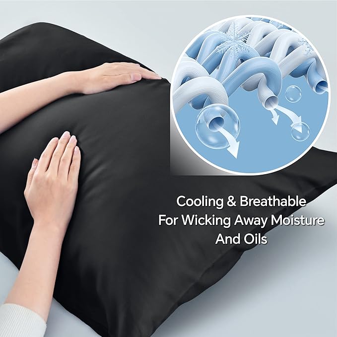 BEDELITE Body Pillow Cover, Rayon Made from Bamboo, Cooling Body Pillow - Image 4