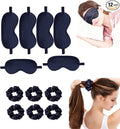 12Pcs Silk Sleep Masks Satin Eye Mask Silky Eyes Cover Blindfold Eyeshade Hair by WJingYiJia