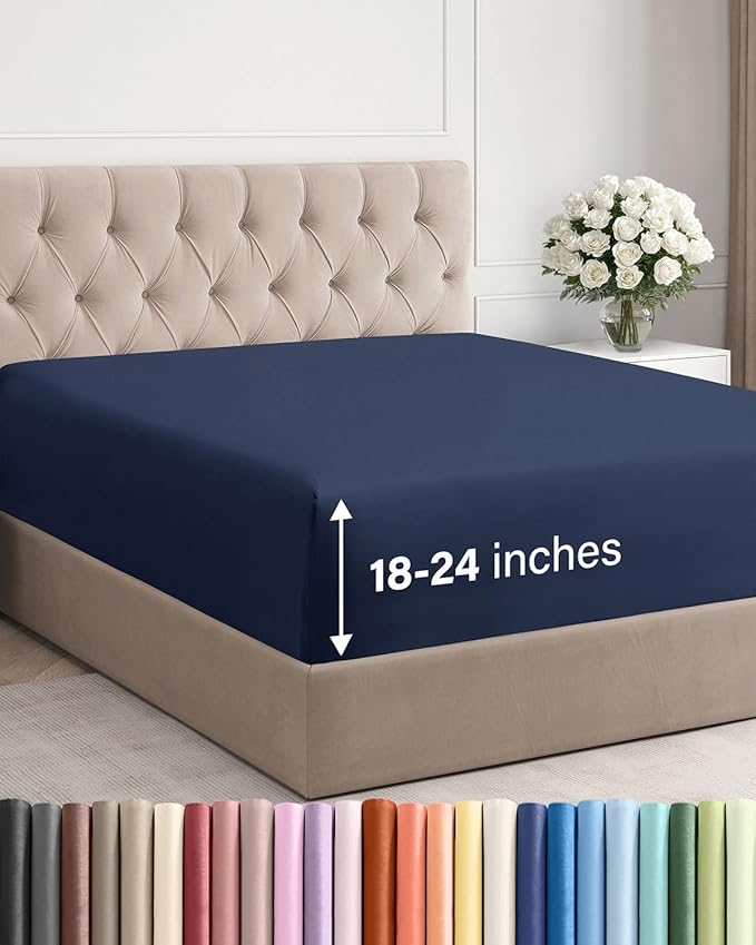 Extra Deep Queen Fitted Sheet by CGKUnlimited