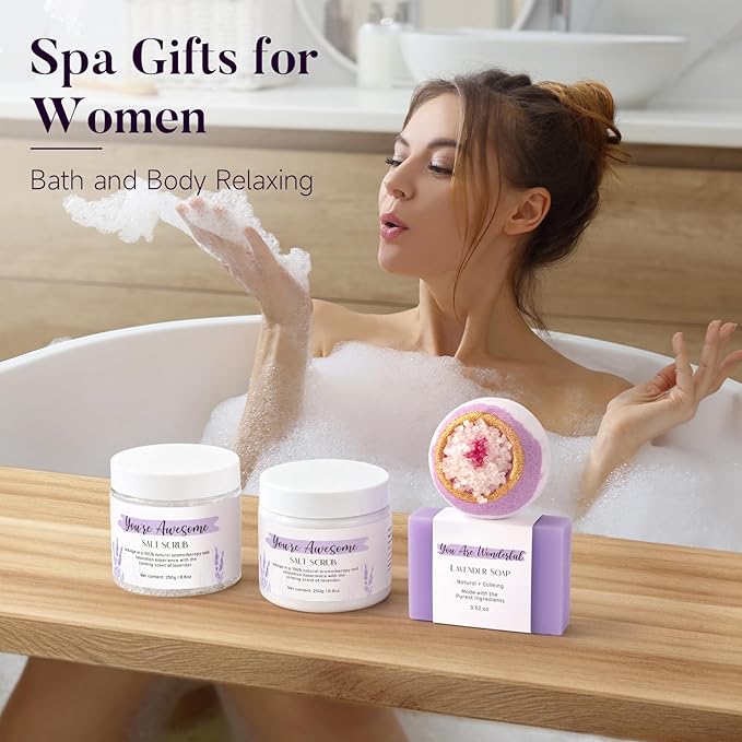 Spa Gifts for Women 13Pcs Mothers Day Gifts Happy Birthday Gift Baskets - Image 7