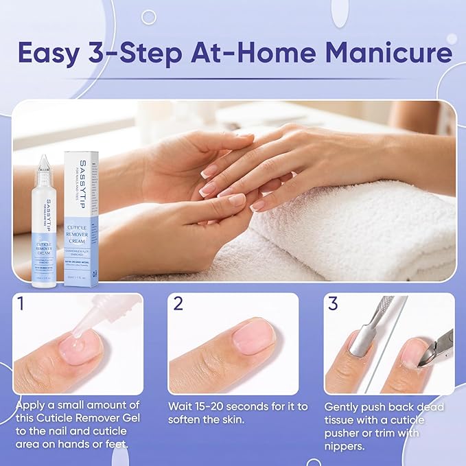 Ceramic Cuticle Pusher & Oil Pen + Cuticle Remover Gel – Gentle Nail Care Kit - Image 9