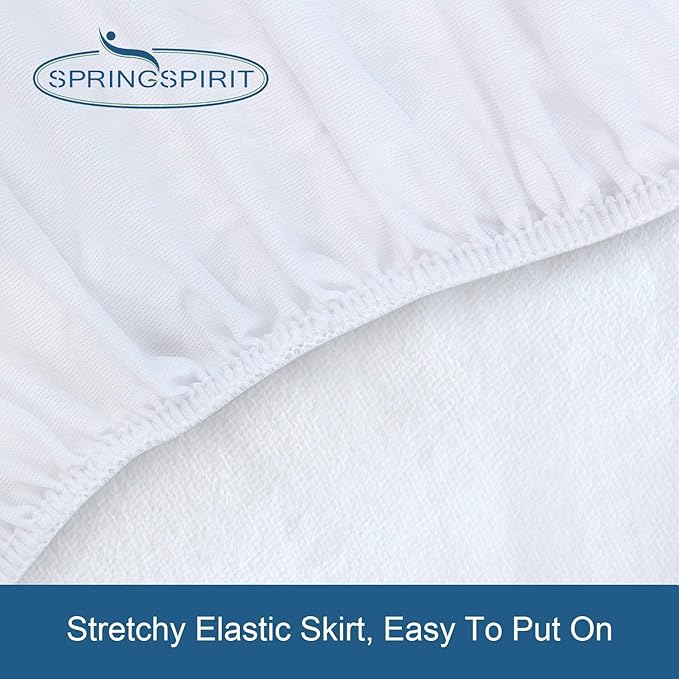 2 Pack Queen Mattress Protector Waterproof Mattress Topper Pad Cover Fitted - Image 7