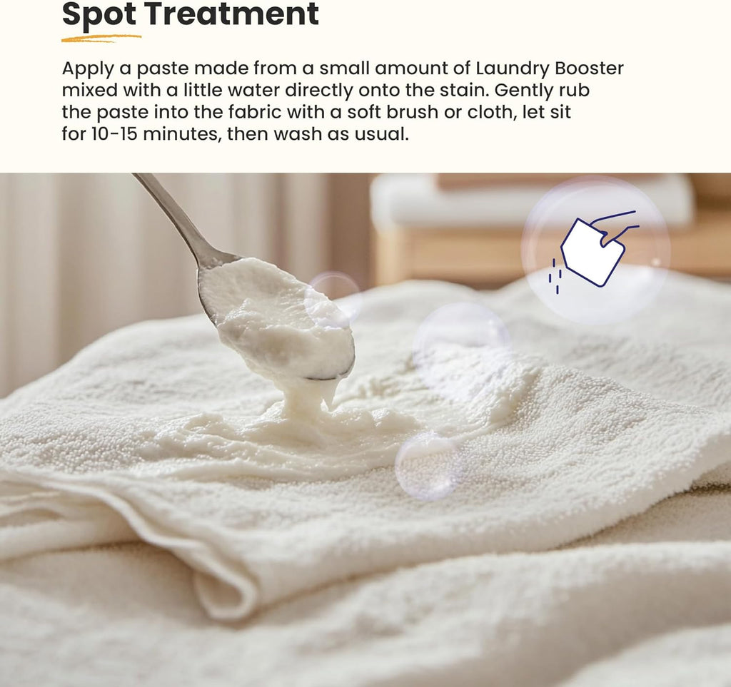 Good Natured Brand | Natural Enzyme Laundry Booster | Stain & Odor Remover | Hypoallergenic, Safe for Sensitive Skin | Eco-Friendly | Fragrance-Free | 47oz, 94 Loads