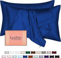 Silk Pillow Cases 2 Pack King Size by LYSHINSILKPILLOWCASES