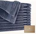BIOWEAVES 100% Organic Cotton 700 GSM Luxury Wash Cloths GOTS Certified 13" x by BIOWEAVES