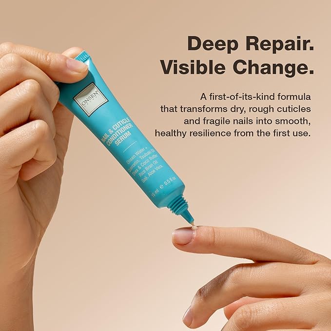 Onsen Nail & Cuticle Cream Treatment w/Japanese Tsubaki, Jojoba & Lavender Oil - Image 3