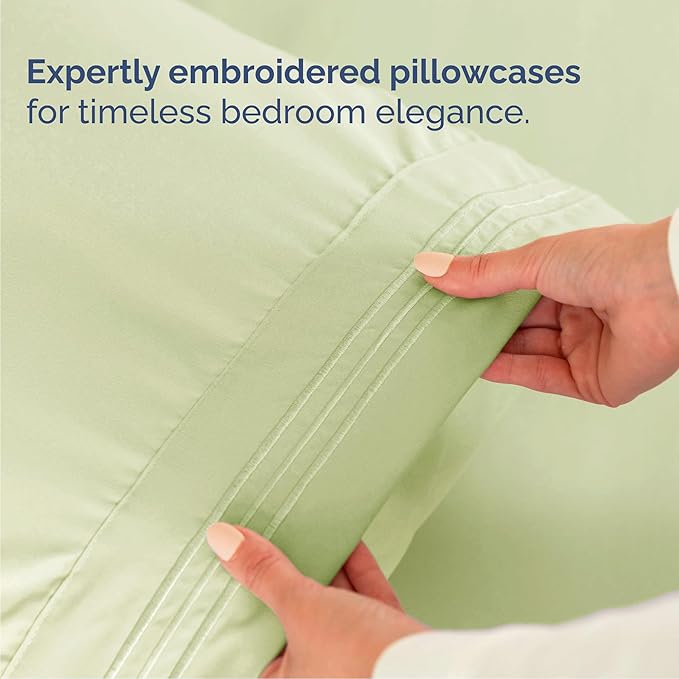 Queen Size 4 Piece Sheet Set - Image 6