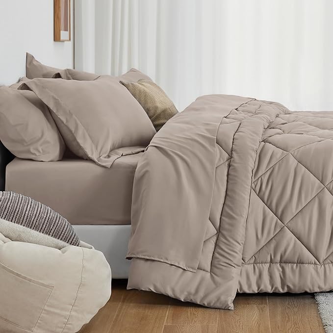 Love's cabin California King Comforter Set Burlwood, 7 Pieces California King - Image 3