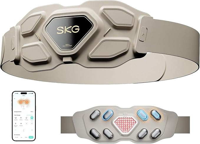 SKG Lower Back Massager for Pain Relief Deep Tissue Gifts for Men Women Mothers by SKG