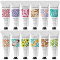 12 Pack Hand Cream Set for Dry Hands, Mothers Day Gifts for Mom, Hand Lotion by BODYEARTHLOVE