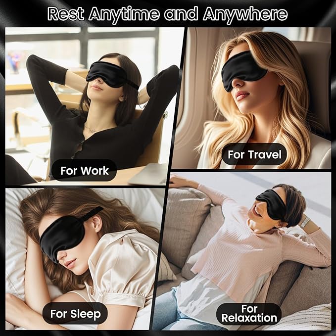 100% Pure Mulberry Silk Eye Mask - Image 6