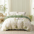 OAITE Duvet Cover Set Twin Size Floral Pattern 500 Thread Count Ultra Soft 100% by OAITE