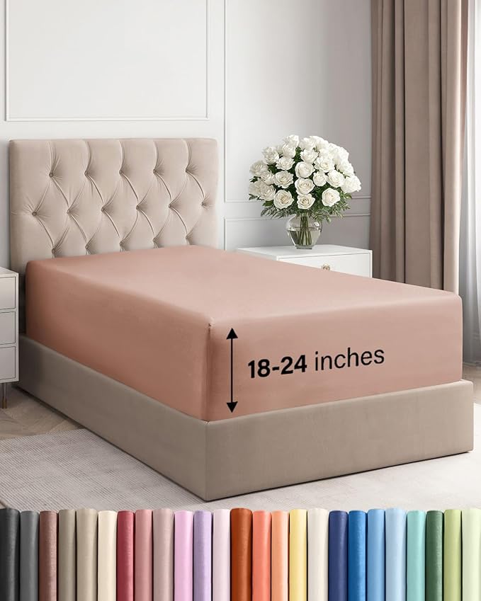 Extra Deep Twin Fitted Sheet by CGKUnlimited