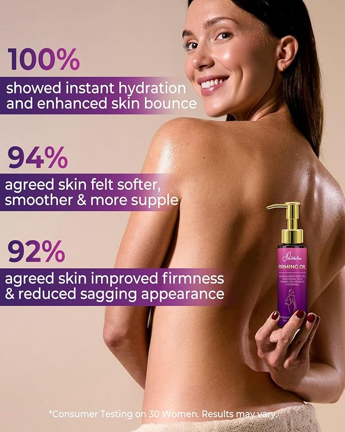 Body Firming Oil, 3.4 FL OZ Body Oil After Shower – - Image 3