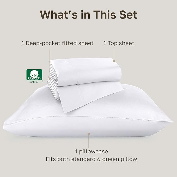 California Design Den Luxury Twin Sheets Set - Image 4
