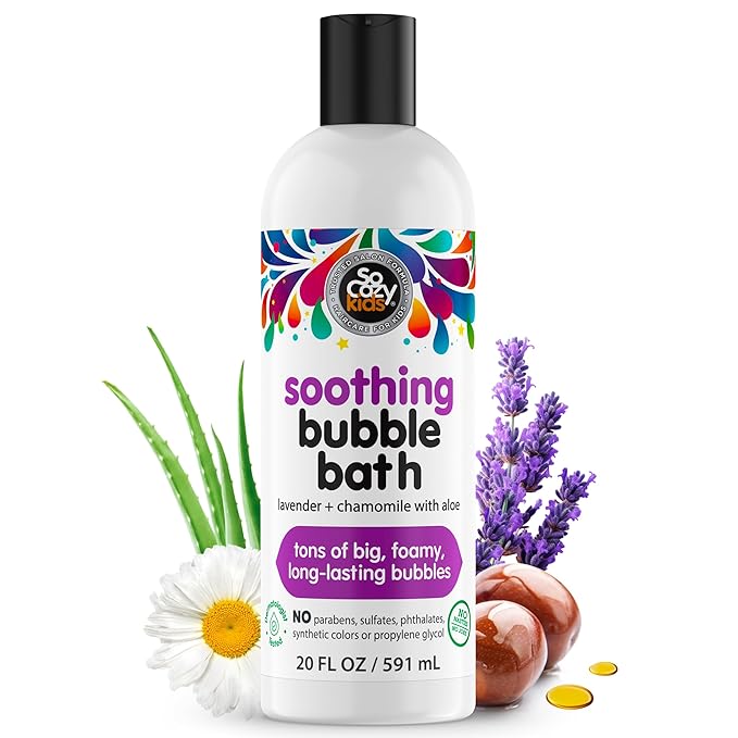 SoCozy Soothing Bubble Bath for Kids, Lavender & Chamomile, Moisturizing by SoCozy