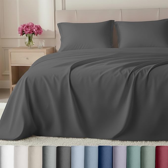 California Design Den Luxury 100% Cotton Sheets King Size Sheet Set by CaliforniaDesignDen