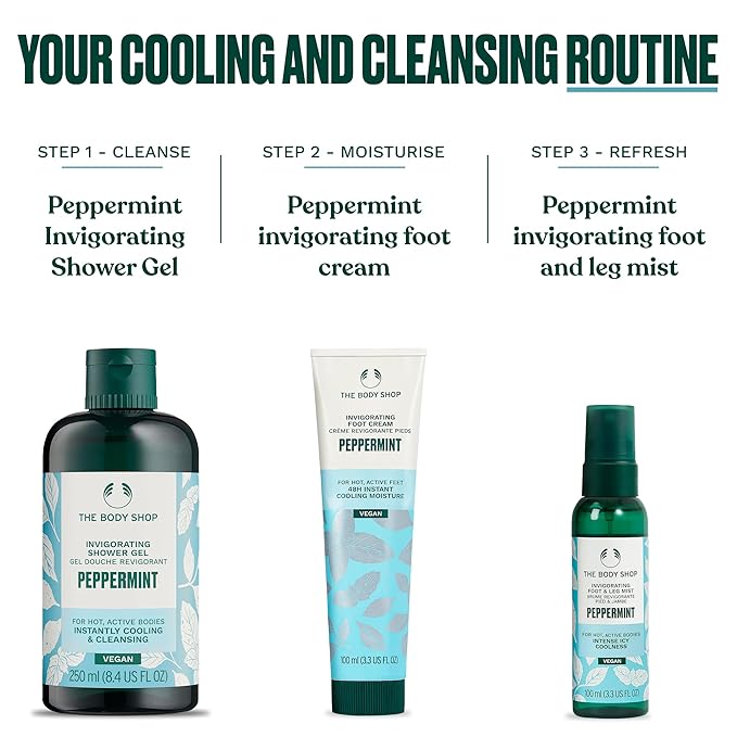 The Body Shop Peppermint Invigorating Foot Scrub | Cooling Exfoliator - Image 6