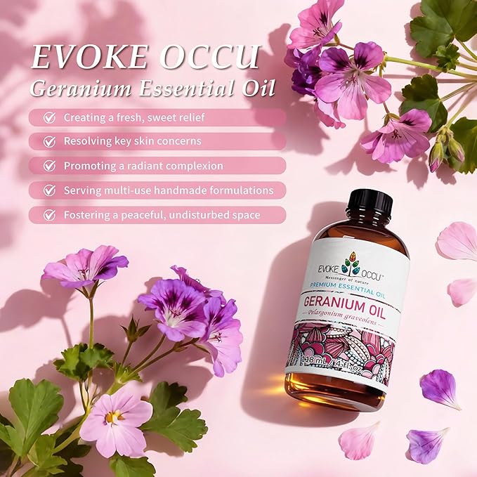 EVOKE OCCU Pure & Natural Geranium Essential Oil - Image 6