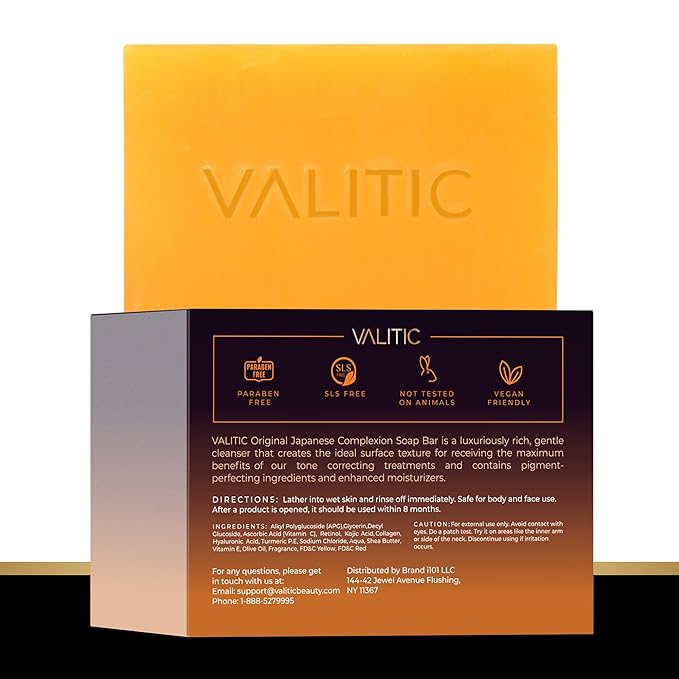 VALITIC 2 Pack Kojic Acid Vitamin C & Retinol Soap Bars - Image 9