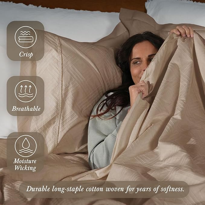 Threadmill King Size Sheets for King Mattress | 800 Thread Count Jacquard - Image 3