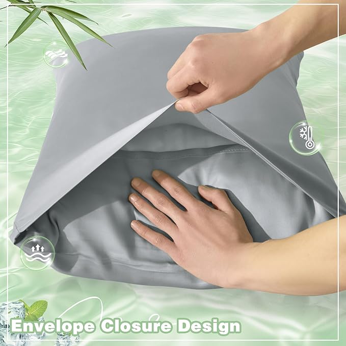 Homiest Cooling Body Pillow Case, 100% Rayon Derived from Bamboo Body Pillow - Image 5