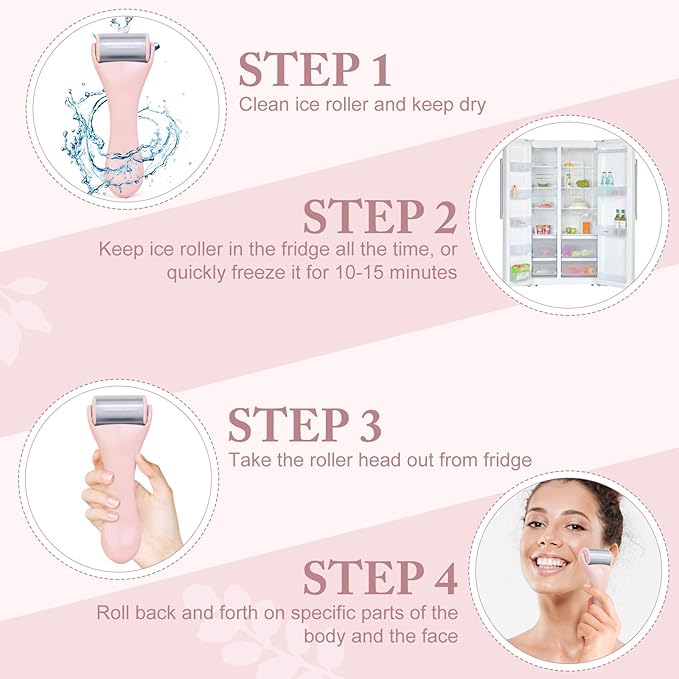Ice Roller for Face and Eye 2 Pcs, Face Roller Skin Care for Puffiness - Image 5